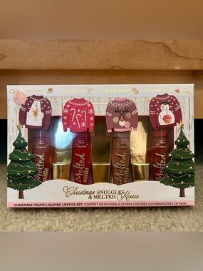 Too Faced 4-Pc. Christmas Snuggles & Melted Kisses Liquid Lipstick Set